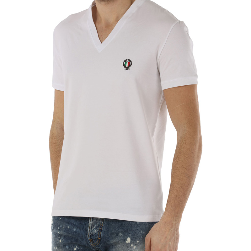 dolce&gabbana 杜嘉班纳 男士白色t恤 n8a05j-o0020-w0800